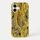 Solar vortex – spiraling infinity iPhone 16 hoesje (Achterkant)