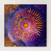 "Solar Whispers in the Sky" De Zon Legpuzzel (Horizontaal)