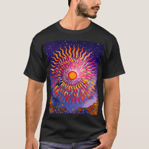 "Solar Whispers in the Sky" De Zon T-shirt