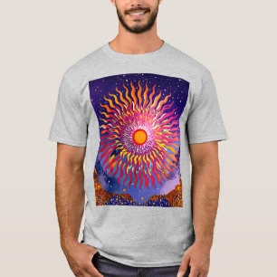 "Solar Whispers in the Sky" De Zon T-shirt