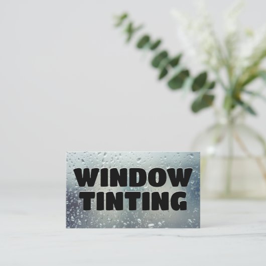 🔆 Solar Window Tint Visitekaartje (Staand voorkant)