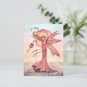 Solara Fairy Fantasy Art beroemd gemaakt door Moll Briefkaart (Staand voorkant)