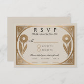 SOLARA I: Wedding RSVP Kaart (Voorkant / Achterkant)