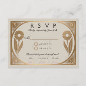 SOLARA I: Wedding RSVP Kaart (Voorkant)
