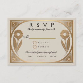 SOLARA I: Wedding RSVP Kaart