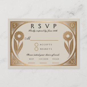 SOLARA I: Wedding RSVP Kaart