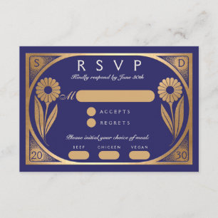 SOLARA II: Wedding RSVP Kaart