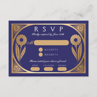 SOLARA II: Wedding RSVP Kaart