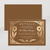 SOLARA III: Kaart voor huwelijksdetails (Voorkant / Achterkant)