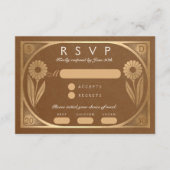 SOLARA III: Wedding RSVP Kaart (Voorkant)