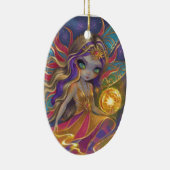 Solara Sunflare Keramische Versiering Keramisch Ornament (Rechts)