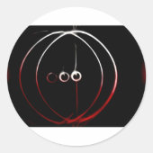 SolarCircle Ronde Sticker (Voorkant)