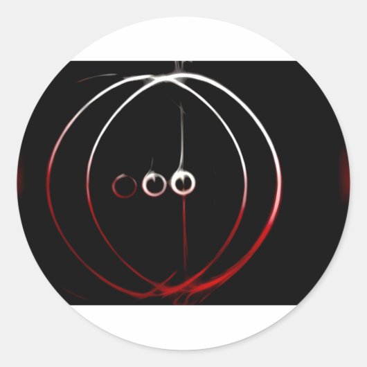 SolarCircle Ronde Sticker (Voorkant)