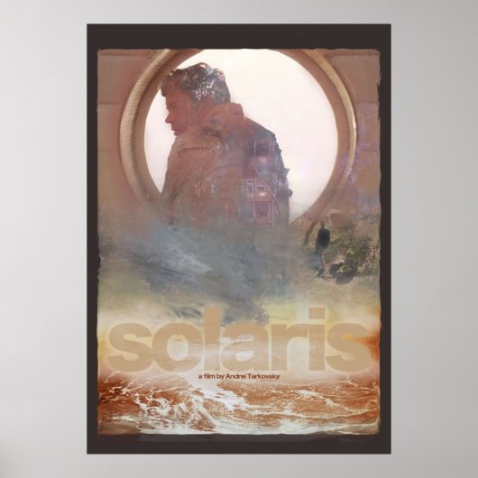 SOLARIS heeft een film van Andrei Tarkovsky Fan Ar Poster (Voorkant)