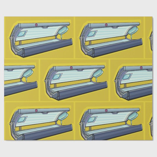 Solarium Sunbed Tanning Cadeaupapier (Vlak)
