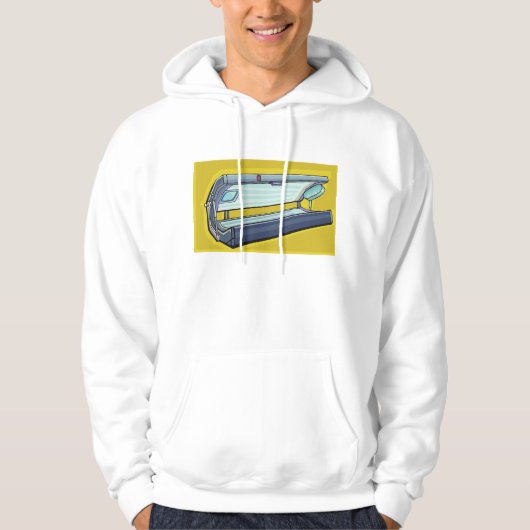 Solarium Sunbed Tanning Hoodie (Voorkant)