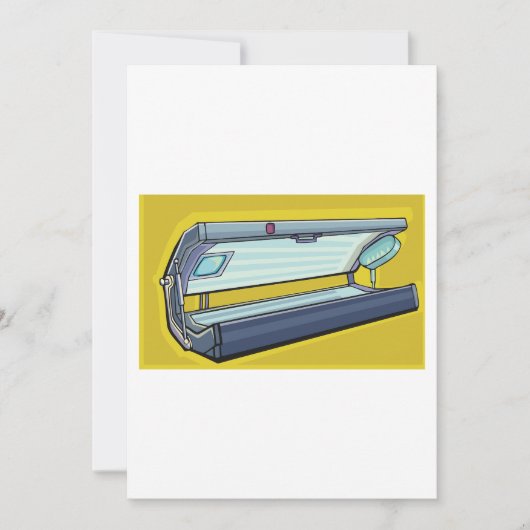 Solarium Sunbed Tanning Kaart (Voorkant)