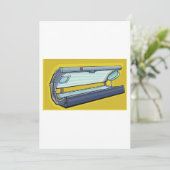 Solarium Sunbed Tanning Kaart (Staand voorkant)