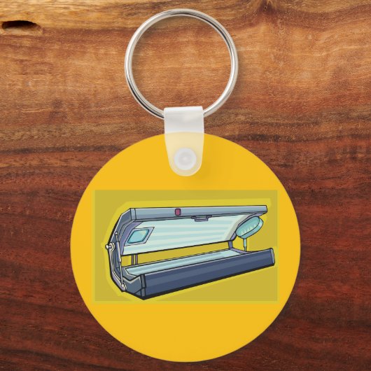 Solarium Sunbed Tanning Sleutelhanger (Voorkant)