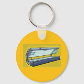 Solarium Sunbed Tanning Sleutelhanger (Achterkant)