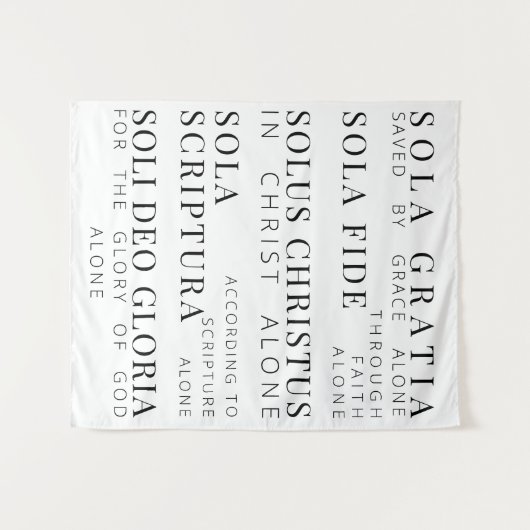 Solas Reformation Tapestry Wandkleed (Voorkant (horizontaal))