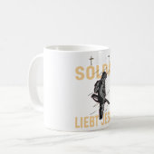 Soldaat 2Deze soldaat houdt van Jezus Koffiemok (Voorkant links)