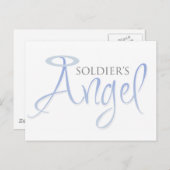 Soldaat Angel Briefkaart (Voorkant / Achterkant)