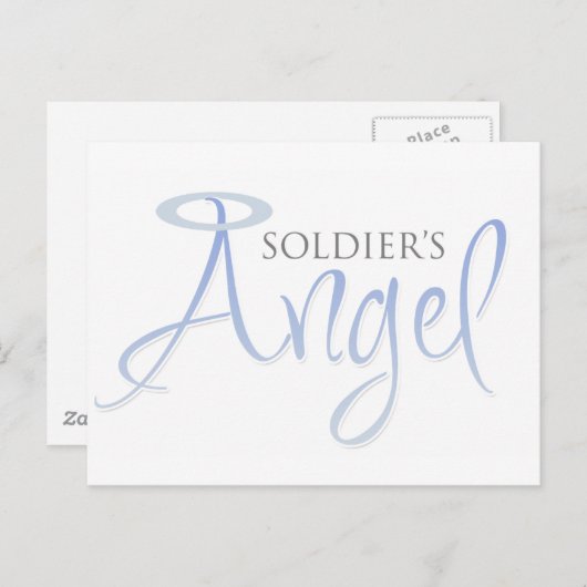 Soldaat Angel Briefkaart (Voorkant / Achterkant)