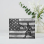 Soldaat bedankt Briefkaart (Staand voorkant)