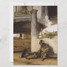 Soldaat bewaakt een poort met zijn hond