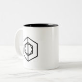 Soldaat (+) /Black 325 ml Mok met twee tonen (Voorkant links)