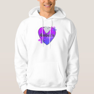 Soldaat-brandhaard militaire doekjes hoodie