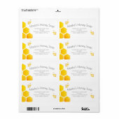 Soldaat-business Honey-etiket Etiket (Full Sheet)