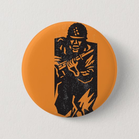 Soldaat-Button Ronde Button 5,7 Cm (Voorkant)