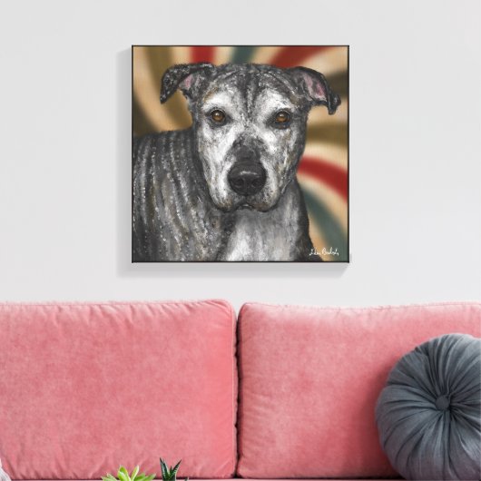 soldaat canvas afdruk (Insitu (Woonkamer))