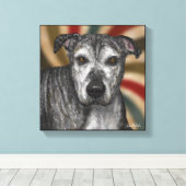 soldaat canvas afdruk (Insitu (Houten vloer))