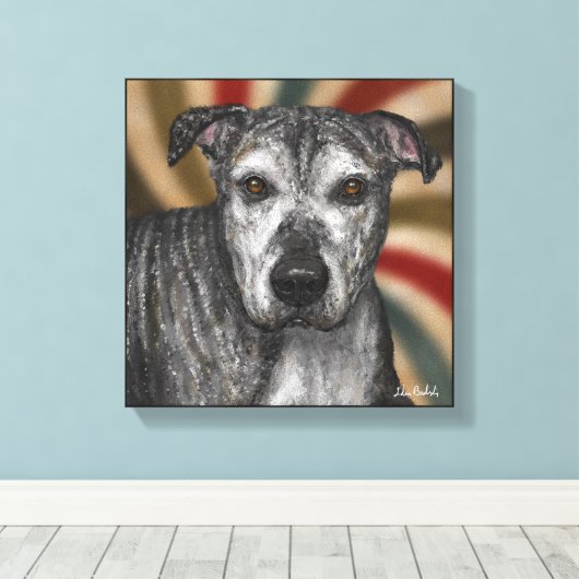 soldaat canvas afdruk (Insitu (Houten vloer))