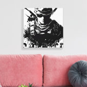 soldaat canvas afdruk (Insitu (Woonkamer))