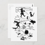 Soldaat, Cat en Rat Rebus Poem Briefkaart (Voorkant / Achterkant)