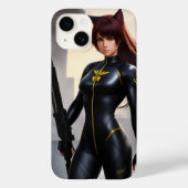 Soldaat catgirl: groot en sterk Case-Mate iPhone case (Achterkant)