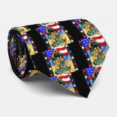 Soldaat Dachshund Stropdas (Opgerold)