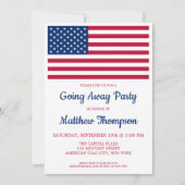 Soldaat die weggaat partij Moderne Amerikaanse vla Kaart (Voorkant)