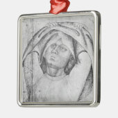 Soldaat die zijn chainmail opneemt metalen ornament (Links)