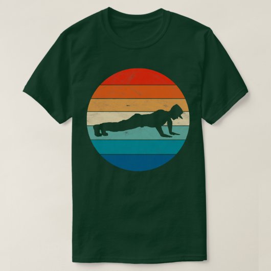 Soldaat doet push-up t-shirt (Design voorkant)