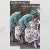 Soldaat en geliefde Bladwijzer Menu (Voorkant / Achterkant)