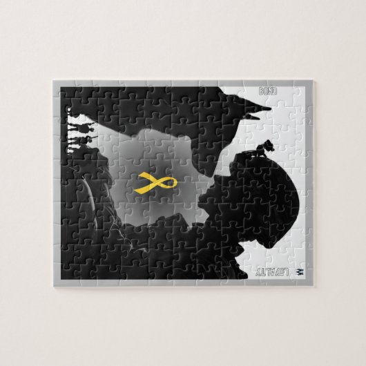 Soldaat en Hond: Diepe Verbinding, Vriendschap Legpuzzel (Horizontaal)