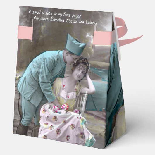 Soldaat en minnaar bedankdoosjes (Achterkant)