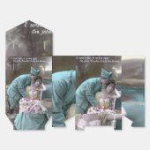 Soldaat en minnaar bedankdoosjes (Ongevouwen)