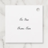 Soldaat en minnaar bedankjes labels (Achterkant)