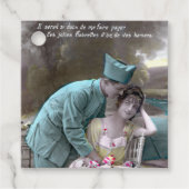 Soldaat en minnaar bedankjes labels (Voorkant)